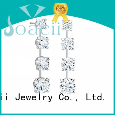 classic white gold hoop earrings for girlfriend 1