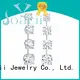 classic white gold hoop earrings for girlfriend 1