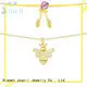 Joacii graceful bee necklace design for wedding 1