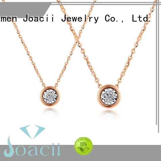 beautiful white gold diamond necklace factory for lady 1