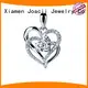 Joacii white gold diamond necklace factory for female 1