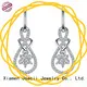 pure gold drop earrings for gifts 1