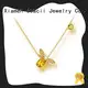 Joacii white gold diamond necklace factory for lady 1