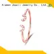 Joacii white gold earrings supplier for girlfriend1 1