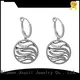 Joacii shaped diamond drop earrings on sale for wife 1