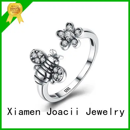 Joacii hot selling white gold wedding rings supplier for party 1