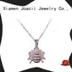 Joacii luxury white gold diamond necklace with good price for female 1
