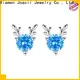 quality white gold earrings manufacturer for gifts 1