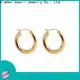 quality white gold hoop earrings supplier for wife 1