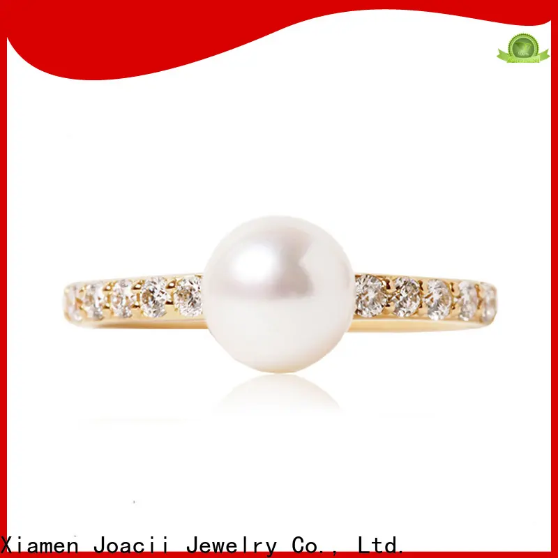 Joacii elegant pearl ring gold supplier for gifts 1