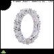 Joacii graceful couple rings silver directly sale for proposal 1