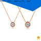 Joacii white gold diamond necklace factory for girl 1