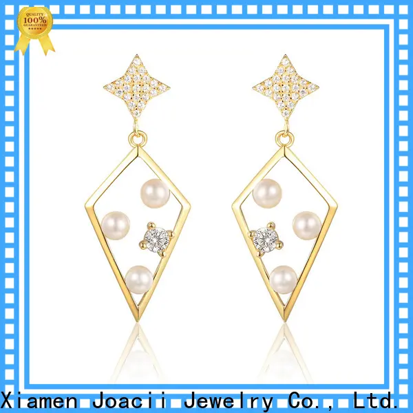Joacii quality diamond drop earrings for gifts 1