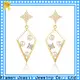 Joacii quality diamond drop earrings for gifts 1
