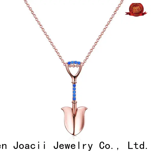 Joacii white gold diamond necklace promotion for girl 1