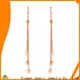 classic white gold earrings manufacturer for girlfriend 1