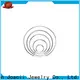 Joacii white gold earrings for wife 1