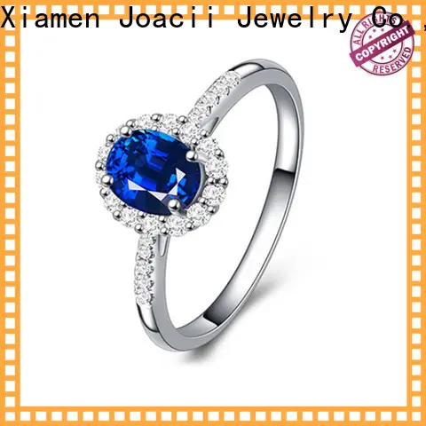 Joacii blue diamond ring wholesale for lady1 1