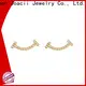 Joacii white gold hoop earrings for women1 1