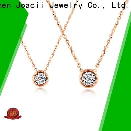 Joacii pretty white gold diamond necklace factory for women 1