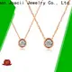 Joacii pretty white gold diamond necklace factory for women 1