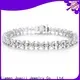custom white gold earrings promotion for gifts 1