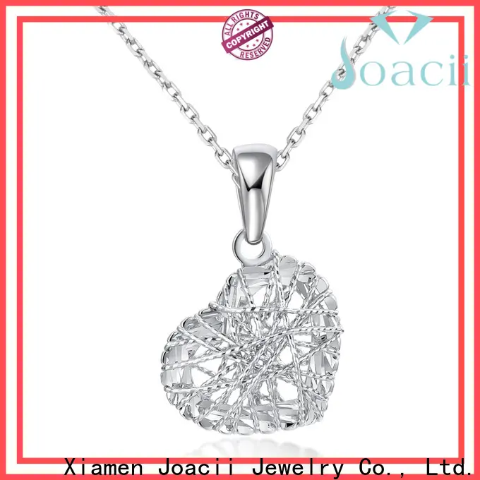 beautiful wholesale silver necklaces design for lady 1