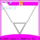 Joacii pretty custom silver necklace with good price for lady 1