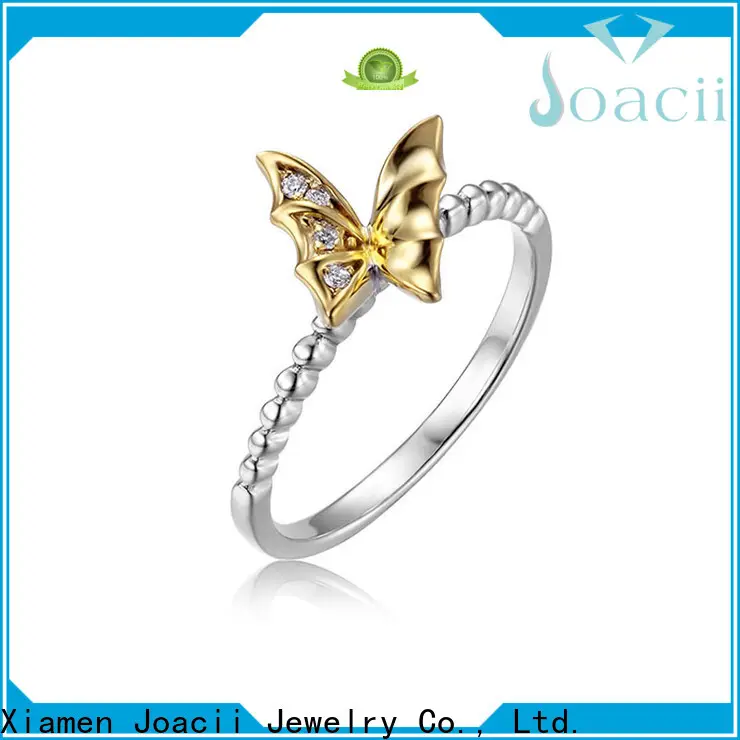 Joacii hot selling white gold wedding rings supplier for wedding 1