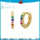 quality silver diamond earrings manufacturer for women 1