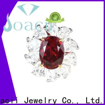 Joacii blue diamond ring manufacturer for wedding1 1