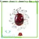 Joacii beautiful 3 stone engagement ring on sale for girl 1