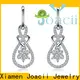 Joacii silver star earrings supplier for wedding2 1
