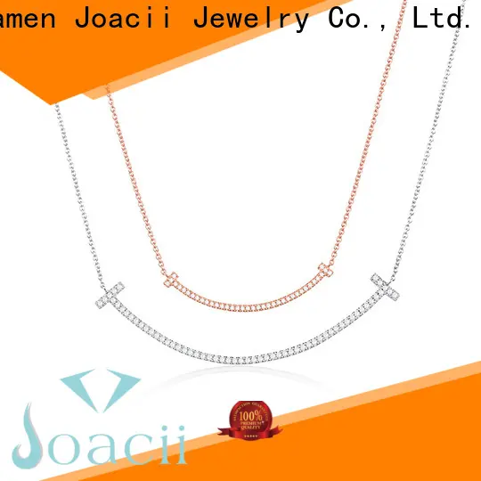 Joacii custom silver necklace design for girl 1