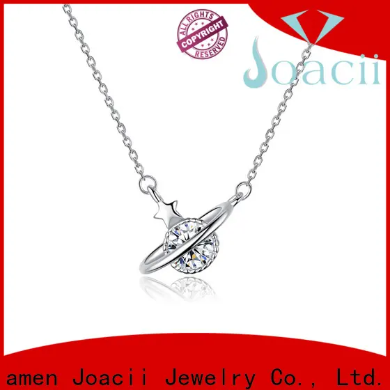 elegant wholesale silver necklaces factory for girl 1