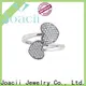 quality 925 sterling silver rings promotion for wedding 1