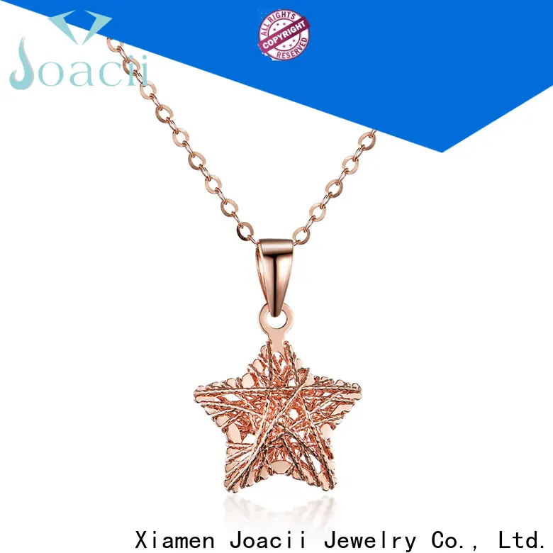 Joacii elegant white gold diamond necklace promotion for women 1