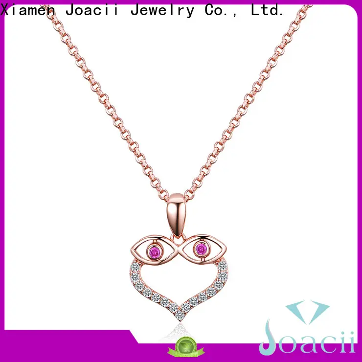 Joacii elegant wholesale silver necklaces with good price for female 1
