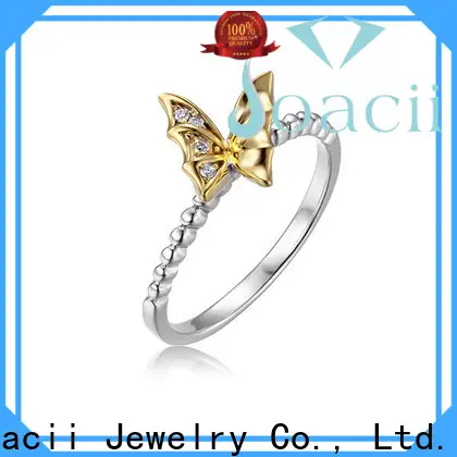 Joacii custom silver rings promotion for wedding 1