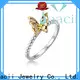 Joacii custom silver rings promotion for wedding 1