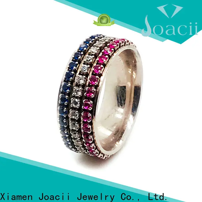 Joacii hot selling white gold wedding rings promotion for wedding 1