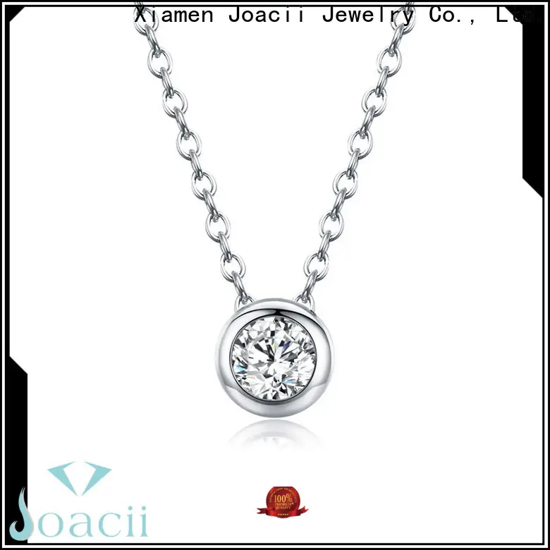 Joacii custom silver necklace with good price for female 1