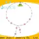 Joacii luxury custom silver necklace design for girl 1