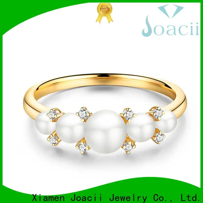 Joacii pearl ring gold on sale for wife1 1