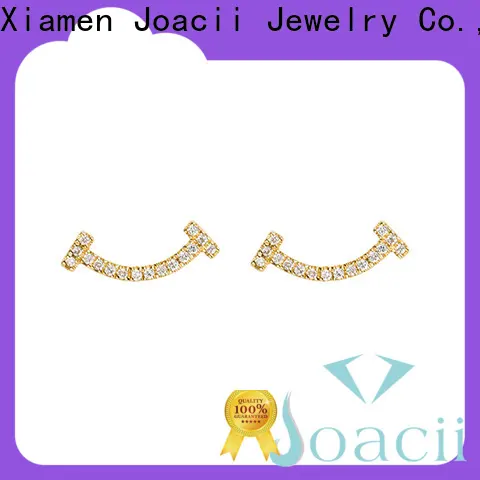 pretty white gold earrings supplier for wife 1
