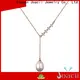 pretty wholesale silver necklaces promotion for women 1