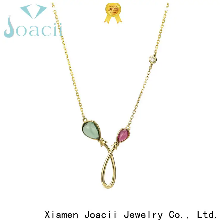 Joacii pretty custom silver necklace with good price for girl 1