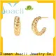 Joacii shaped sterling silver drop earrings on sale for women 1