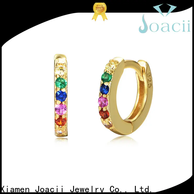 Joacii shaped sterling silver drop earrings manufacturer for girlfriend 1