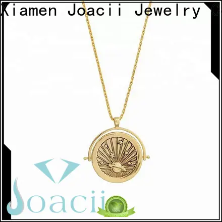 Joacii custom silver necklace promotion for girl 1